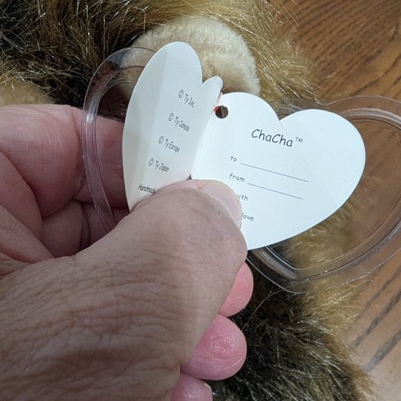 Ty Beanie Buddy Classic. Monkey named Cha Cha. GUC. 12 inches. - Picture 8 of 10